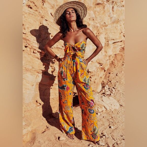 Charina Sarte Talaia Ribbon Strapless Jumpsuit, NWT, Size L - Picture 16 of 16